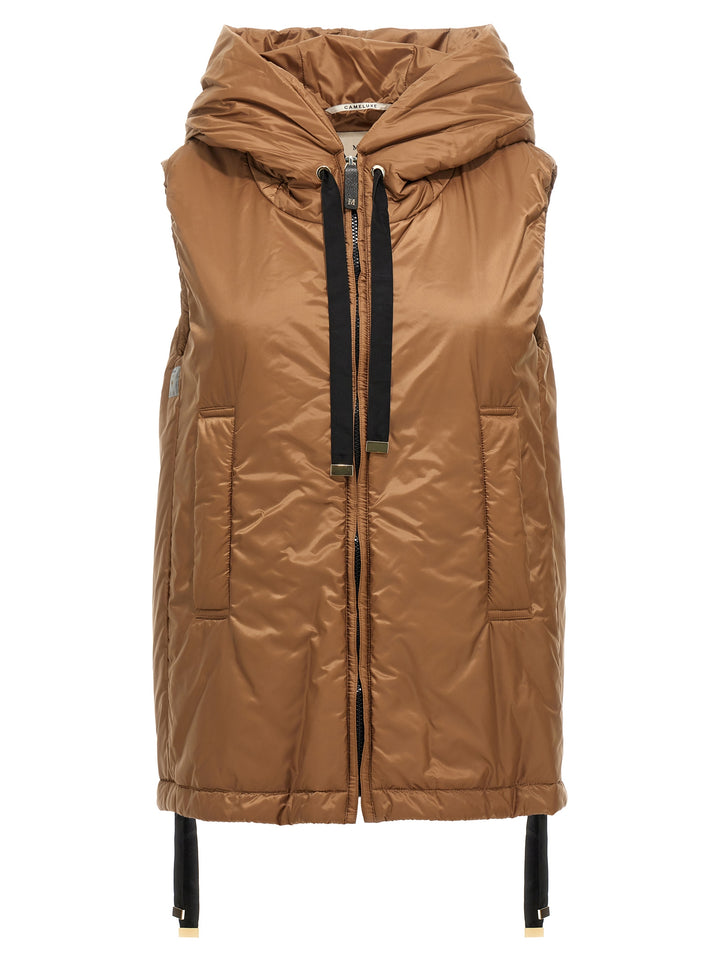 Max Mara The Cube Greengo Gilet - Brown | b2e32d1ca1ef35cfd17420f0bd40f7a949ac203f