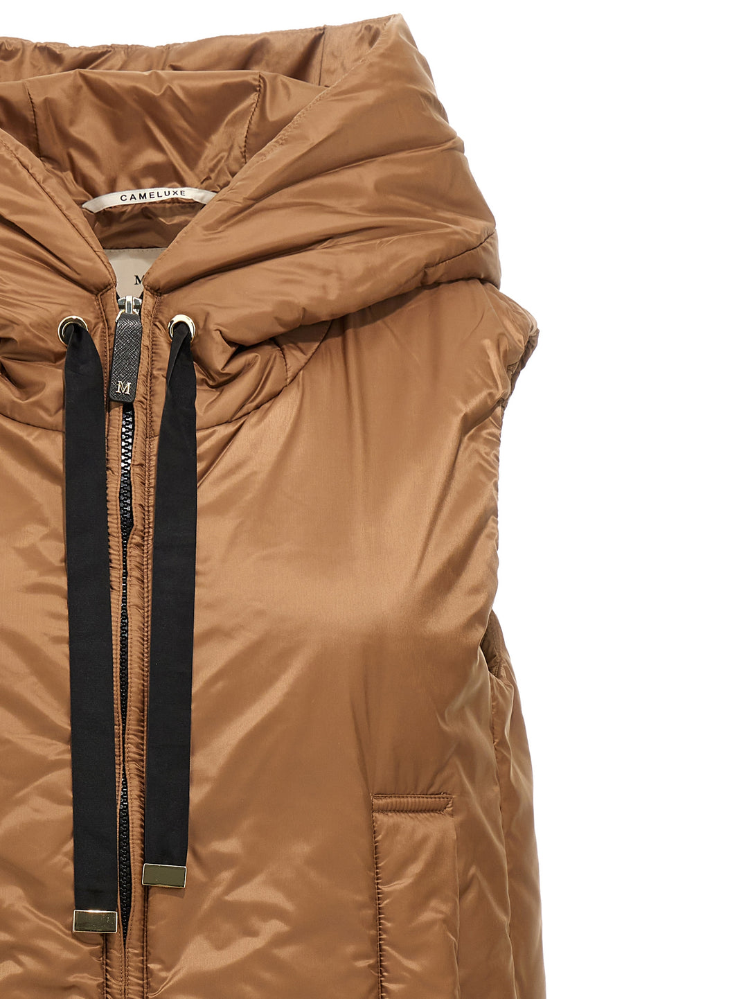 Max Mara The Cube Greengo Gilet - Brown | b5d8e3a457d22a3e782a253e786a8ea381978b5d