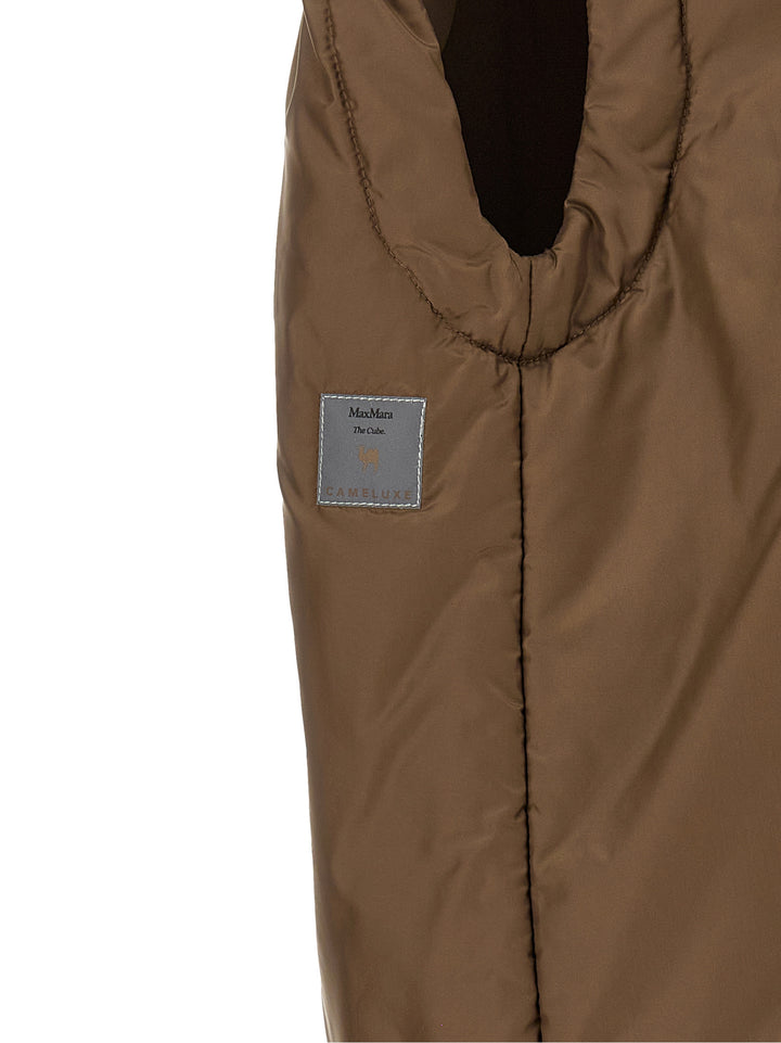 Max Mara The Cube Mtcambra Gilet - Brown | d55d0e600de0c072c5733cb424c0460e01abae7a