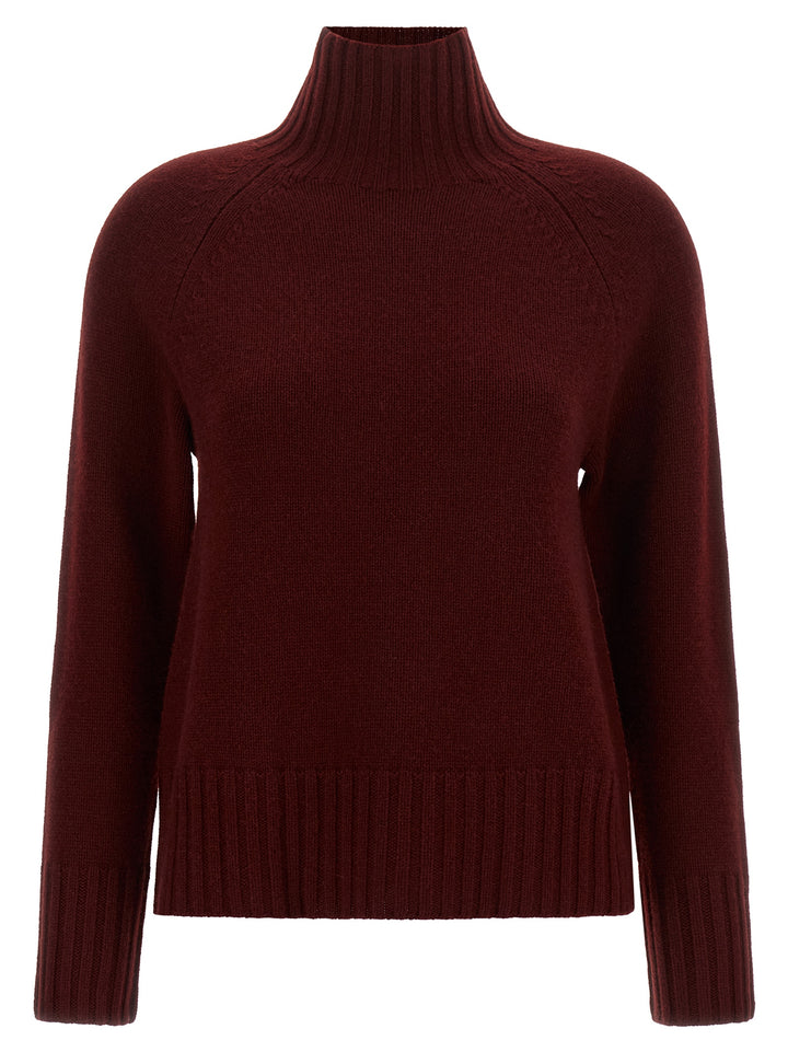 S Max Mara Mantova Sweaters and Cardigans - Bordeaux | 918e5ba8096b3d9ddbb32c06facece89d32dae91