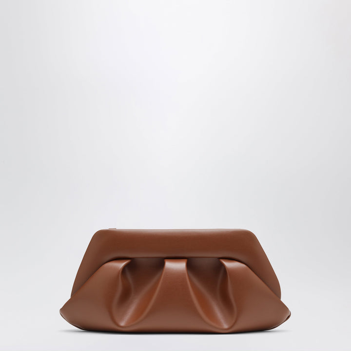 Themoirè Brown Bios Baguette Bag In Faux Leather