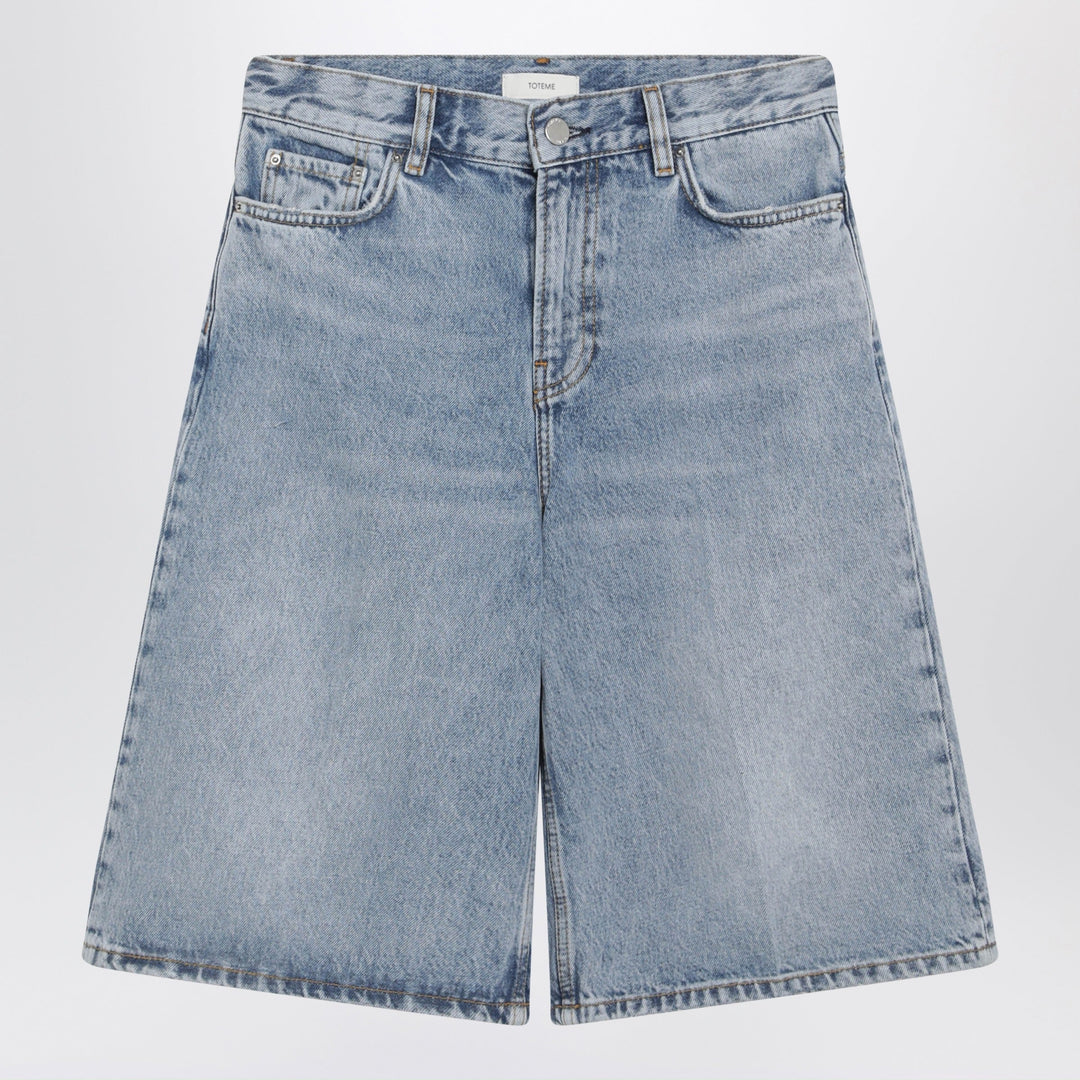 Toteme Shorts - Light Blue | 355de13e89fda49a582512ae81395ed887229082