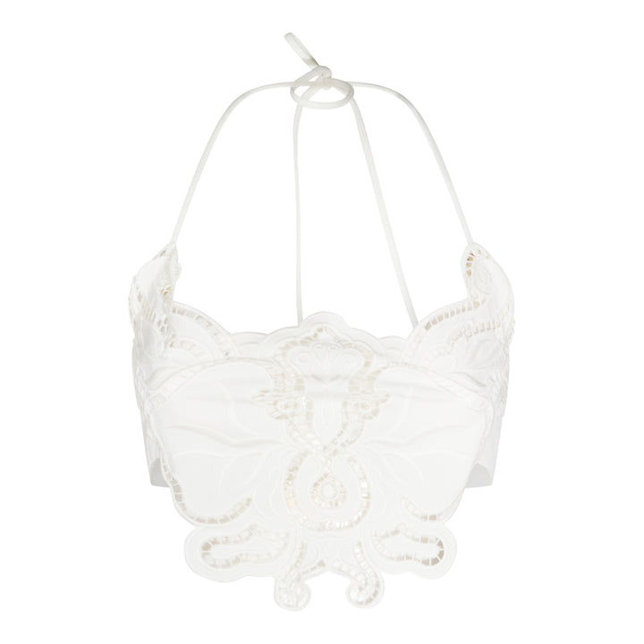 Blumarine Top - WHITE Pearl | fafde2269a7bbb0bd83180bf9de52862f63e1374