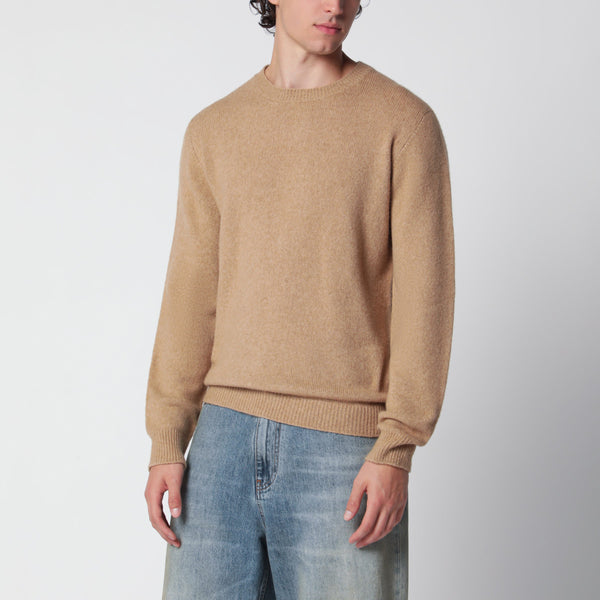 Camel Wool-Blend Sweater