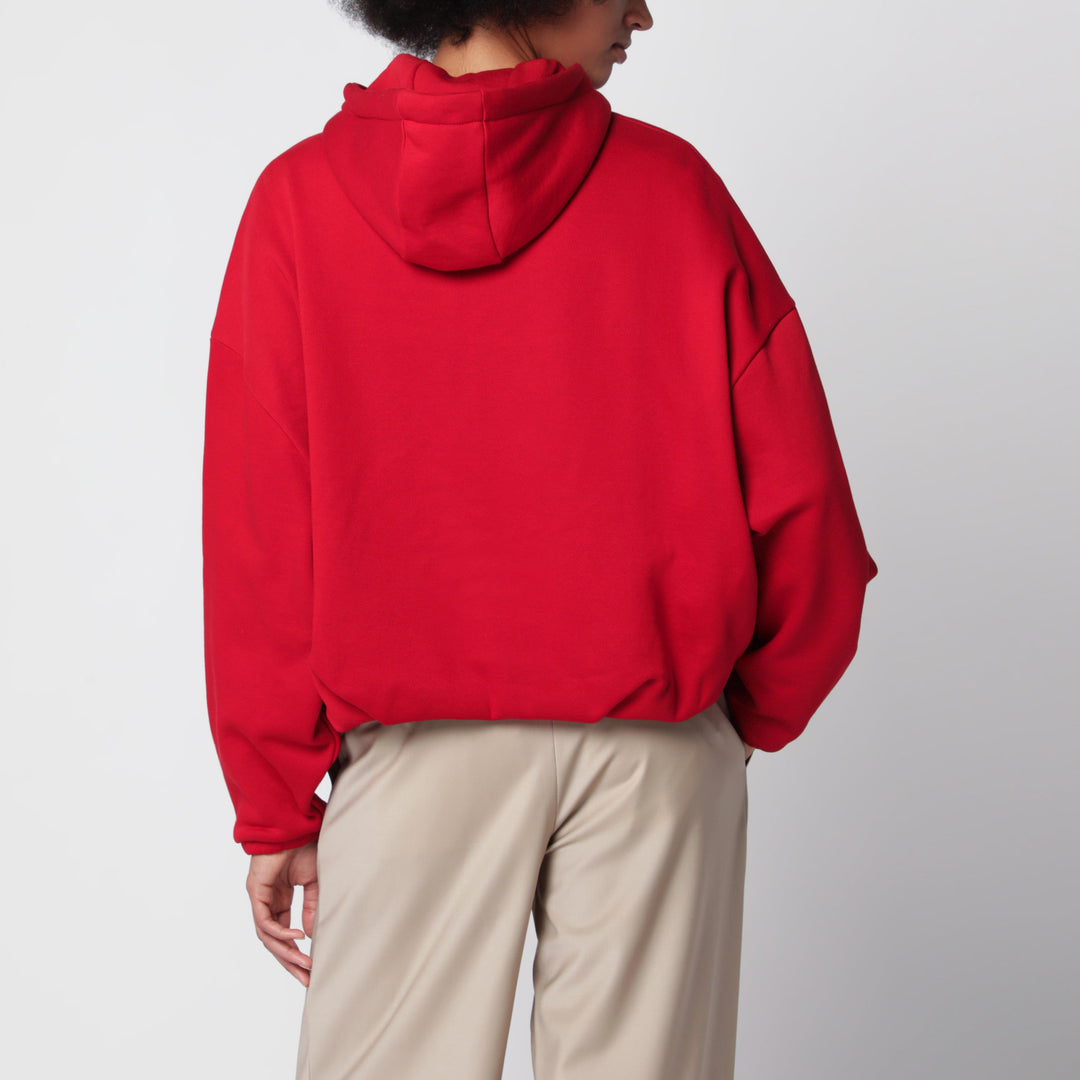 Cordera Balloon Red Cotton Hoodie