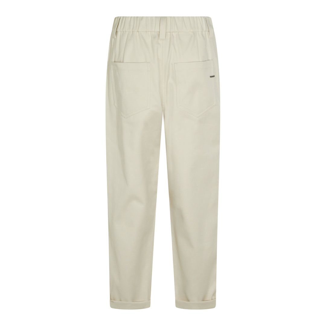 Brunello Cucinelli Trousers - LATTE D'AVENA | 723a58fb97a03e669b2e273a8a026b282a3bcef2