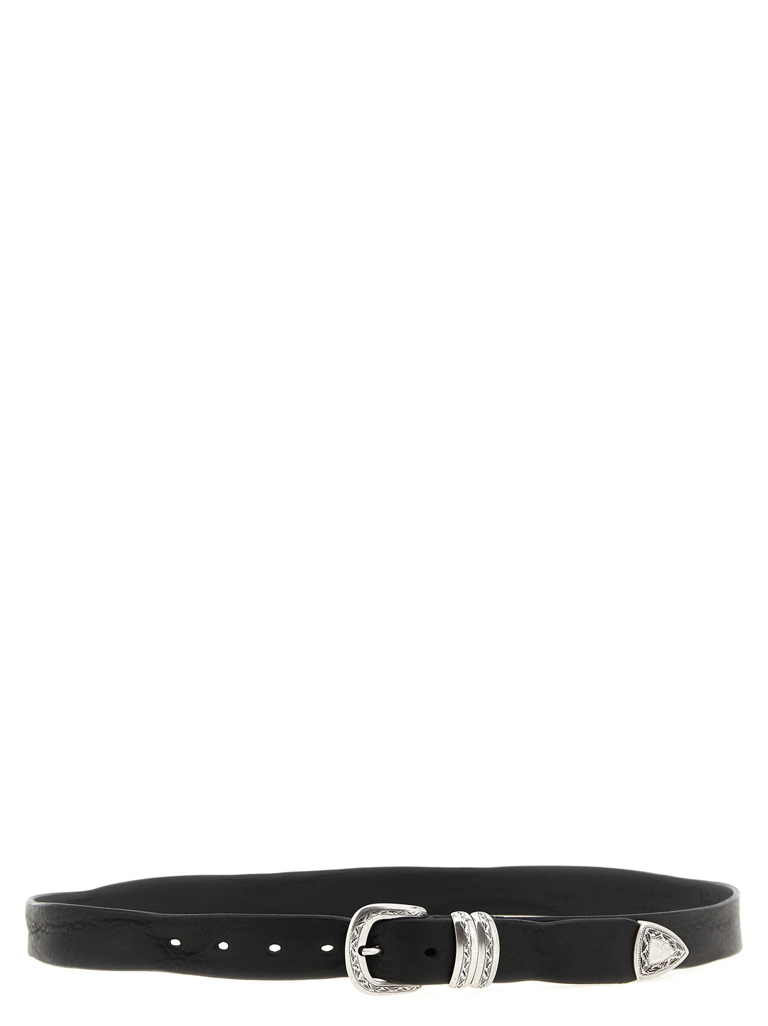 Zerbini Claudio Aged Leather Belt Belts - Black | a881f153b5da7f2c5517ca0ac43b033283fd0bf9