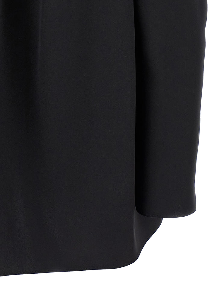 Magda Butrym Pf23 03 Shirt and Blouse - Black | 9272baece29764621a21f8ff4d7097a5d7252e88