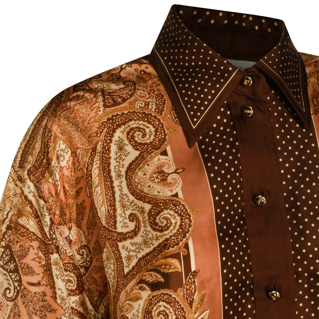 Zimmermann Shirts - CARAMEL PAISLEY | c713acd1d3a556ff1c86555b661d568ea438d55f
