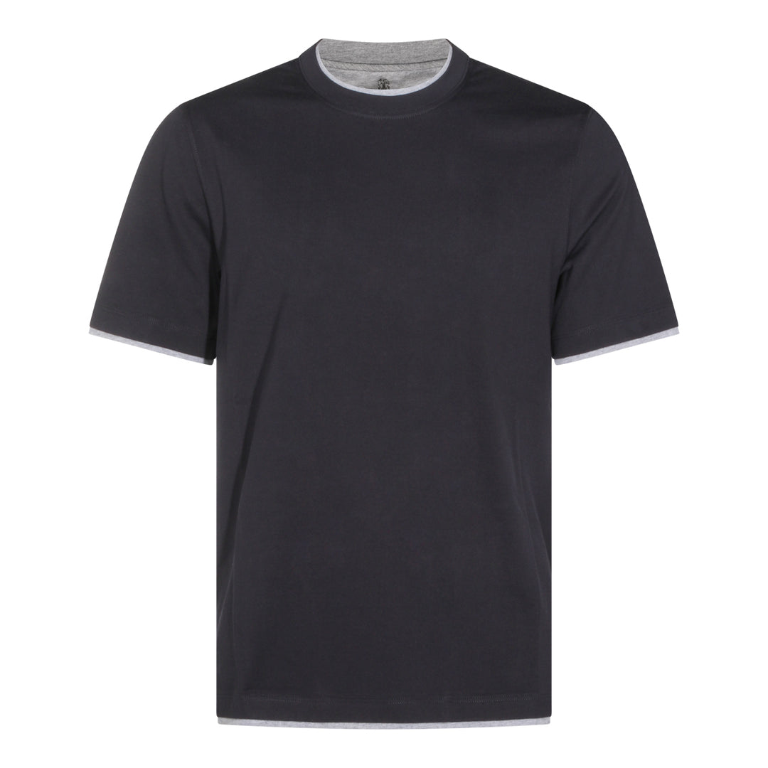 Brunello Cucinelli T-shirts and Polos - NAVY | a655ddb01ea7f0d98222062f449bd6e5321048f6