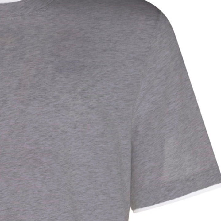 Brunello Cucinelli T-shirts and Polos - GRIGIO MEDIO + OFF WHITE | 7a02768a988115718315819bc2a81d9ac2de9b4c
