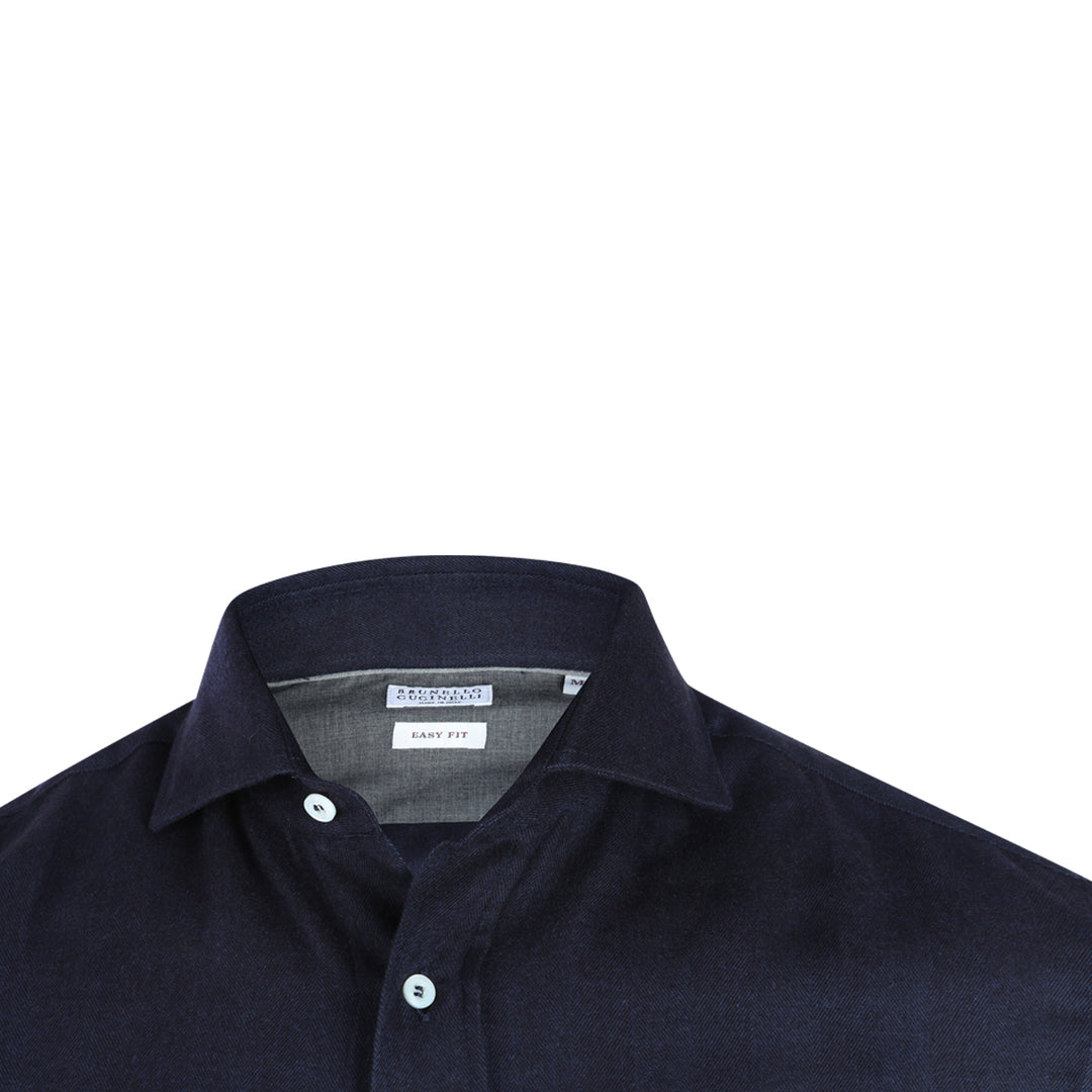Brunello Cucinelli Shirts - NAVY | c8aa73f3088b2208f2c11c0267eca93c7a2f67f5