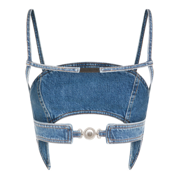 Marine Serre Top - LIGHT BLUE | a5e9c621f8aaf406e74a789fc611ec13eb8faa52