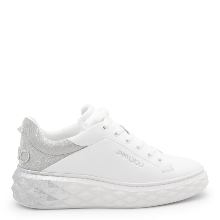 Jimmy Choo Sneakers - WHITE/SILVER | 749f942bc99c219d409184f269e6029676fa1768