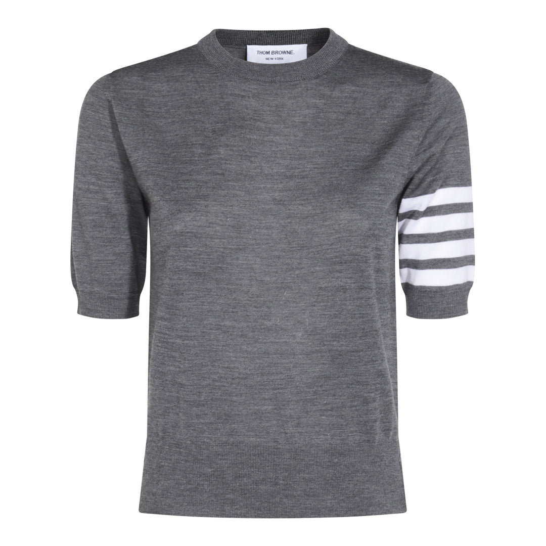 Thom Browne Sweaters - MED GREY | 93a1371bdb20085c12565b4d86cf3f071f13fa47