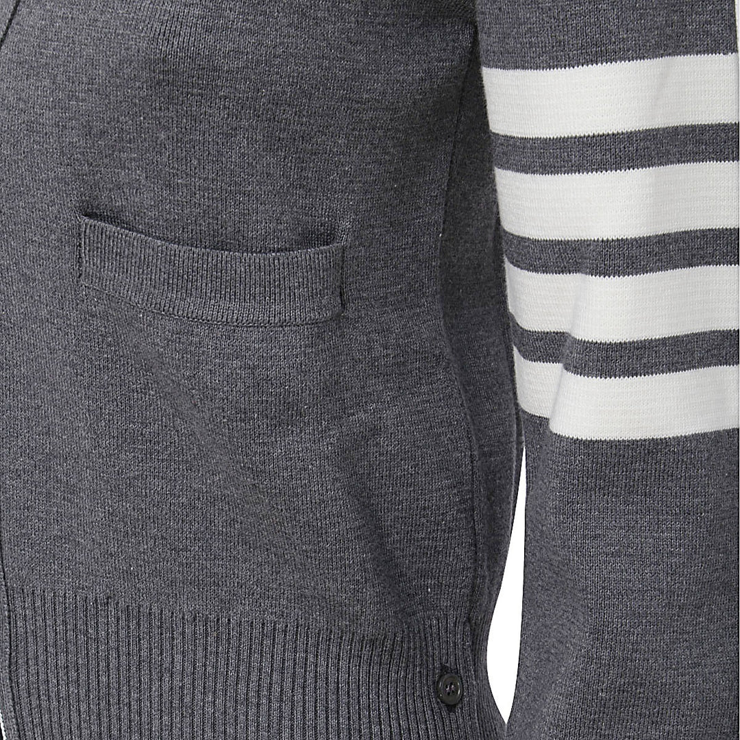 Thom Browne Sweaters - MED GREY | b2ad00e939b28bf6e1502bc8651e051d600a41a5