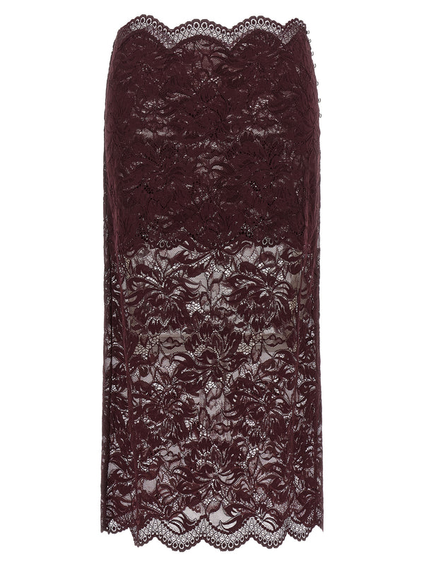 Lace Skirt Skirts Purple