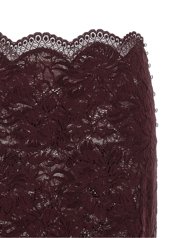 Paco Rabanne Lace Skirt Skirts - Purple | 86c67776cedcc8bd1e5b9607d5edc5040d2b659b