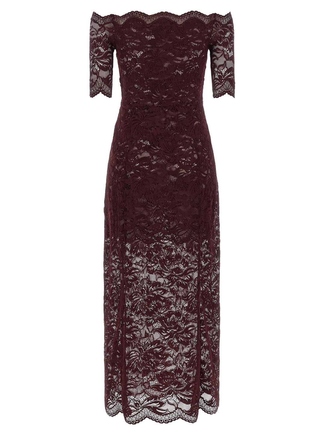 Paco Rabanne Lace Dress Dresses - Purple | 8f771b0a01214301fb792af6f861d4bac4c59406