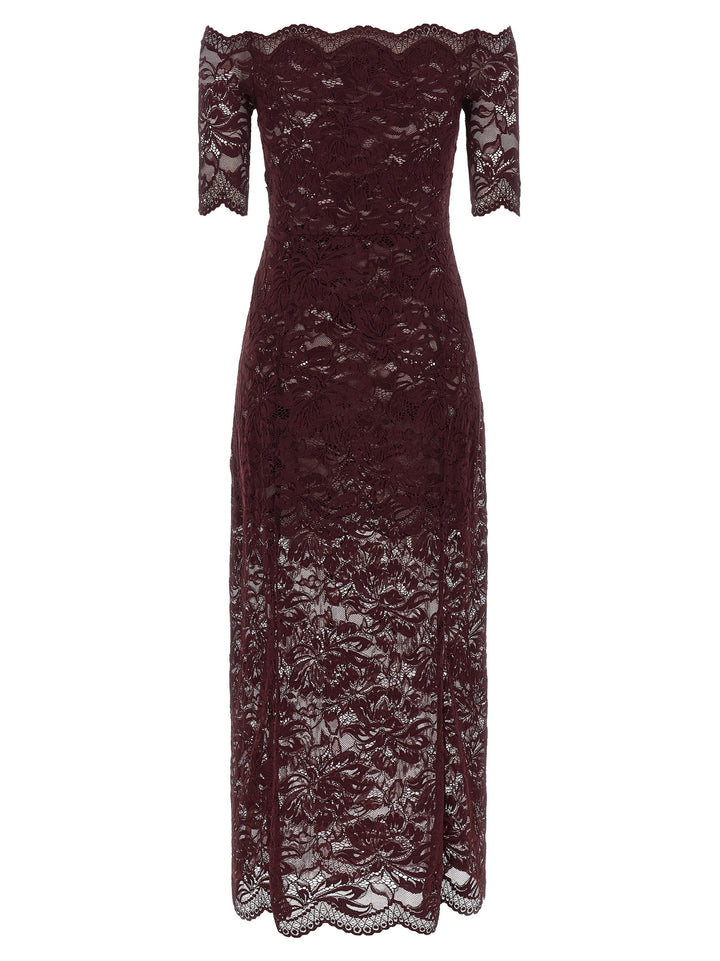 Paco Rabanne Lace Dress Dresses - Purple | 8f771b0a01214301fb792af6f861d4bac4c59406