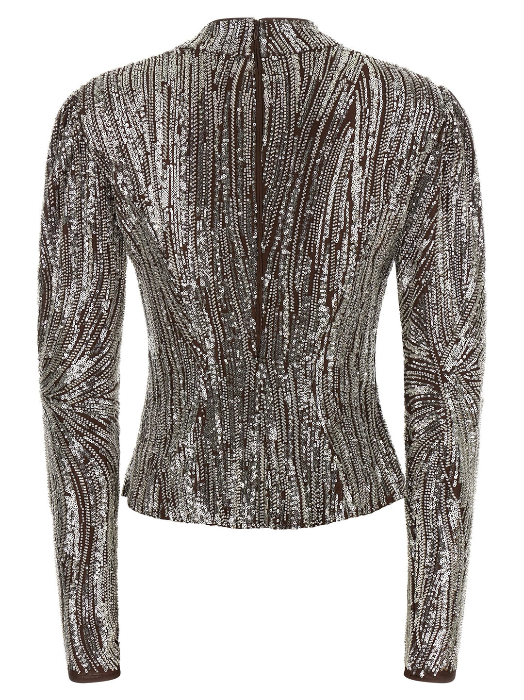 Paco Rabanne Sequin Top Tops - Brown | 1bfc9c05622cc91a1f9c89d1a80654b1feb5a13c
