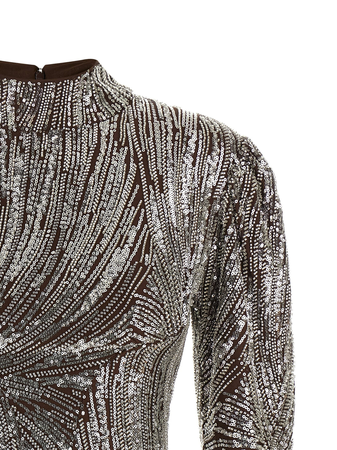 Paco Rabanne Sequin Top Tops - Brown | 31026b26aed2930a16e40d9f3a4bdcf515cc0e81