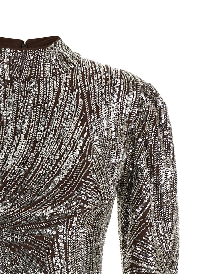 Paco Rabanne Sequin Top Tops - Brown | 31026b26aed2930a16e40d9f3a4bdcf515cc0e81