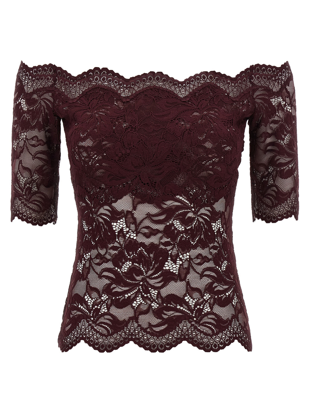 Paco Rabanne Lace Top Tops - Purple | 3792d4eba1349b5dd9a93c6342c068179972acd7