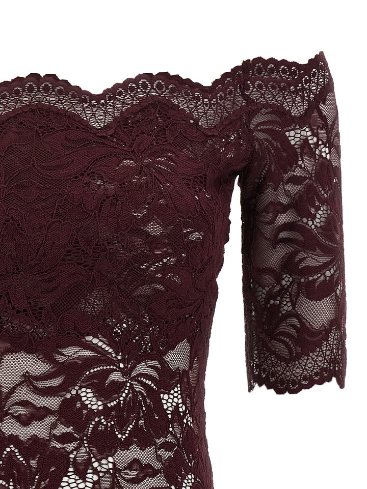 Paco Rabanne Lace Top Tops - Purple | 587fdc6d4f729756f3765cee3b3adb033361817f