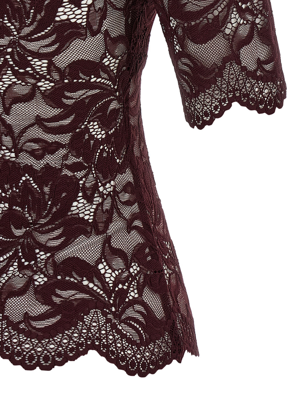 Paco Rabanne Lace Top Tops - Purple | 153dab5d3f74e5ed52f56048195177991a543a5a
