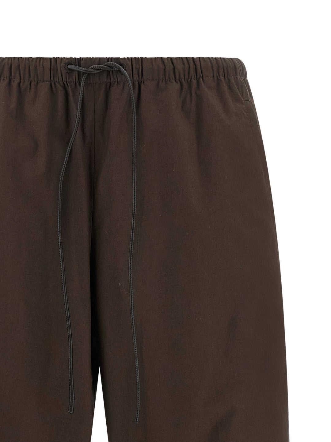 Yves Salomon Leather Insert Pants - Brown | 45bf3ad77dcd0523e956861174906ff769f2c147