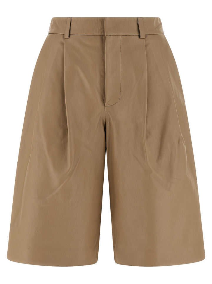 Yves Salomon Tassel Bermuda Shorts Bermuda and Short - Beige | 0a748fe9f865eedf319956919e51c4acd04e8687