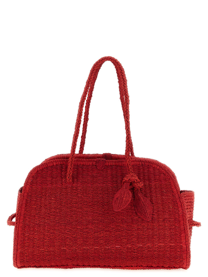 Jacquemus Le Turismo Raphia Shoulder Bags - Red | a67d1769626572343d6d960036c8375244bb9fa0