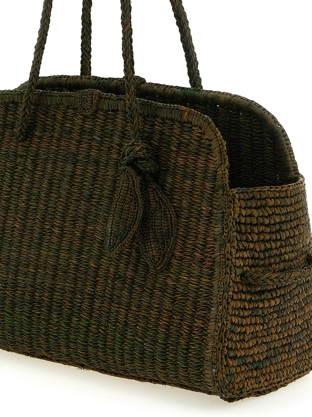 Jacquemus Le Turismo Raphia Tote Bag - Green | 4b58e05806c45482da3e8aee8e608f72f8598190