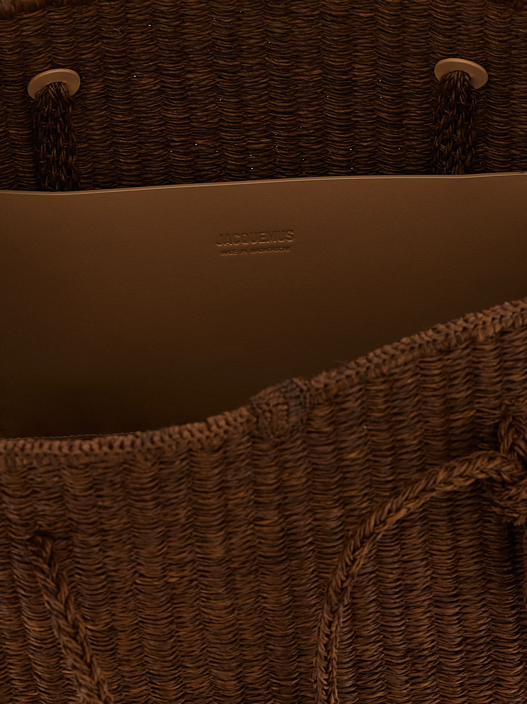Jacquemus Le Grand Turismo Raphia Tote Bag - Brown | 9d6740e2f8421e976f3dc08df208af369a957224