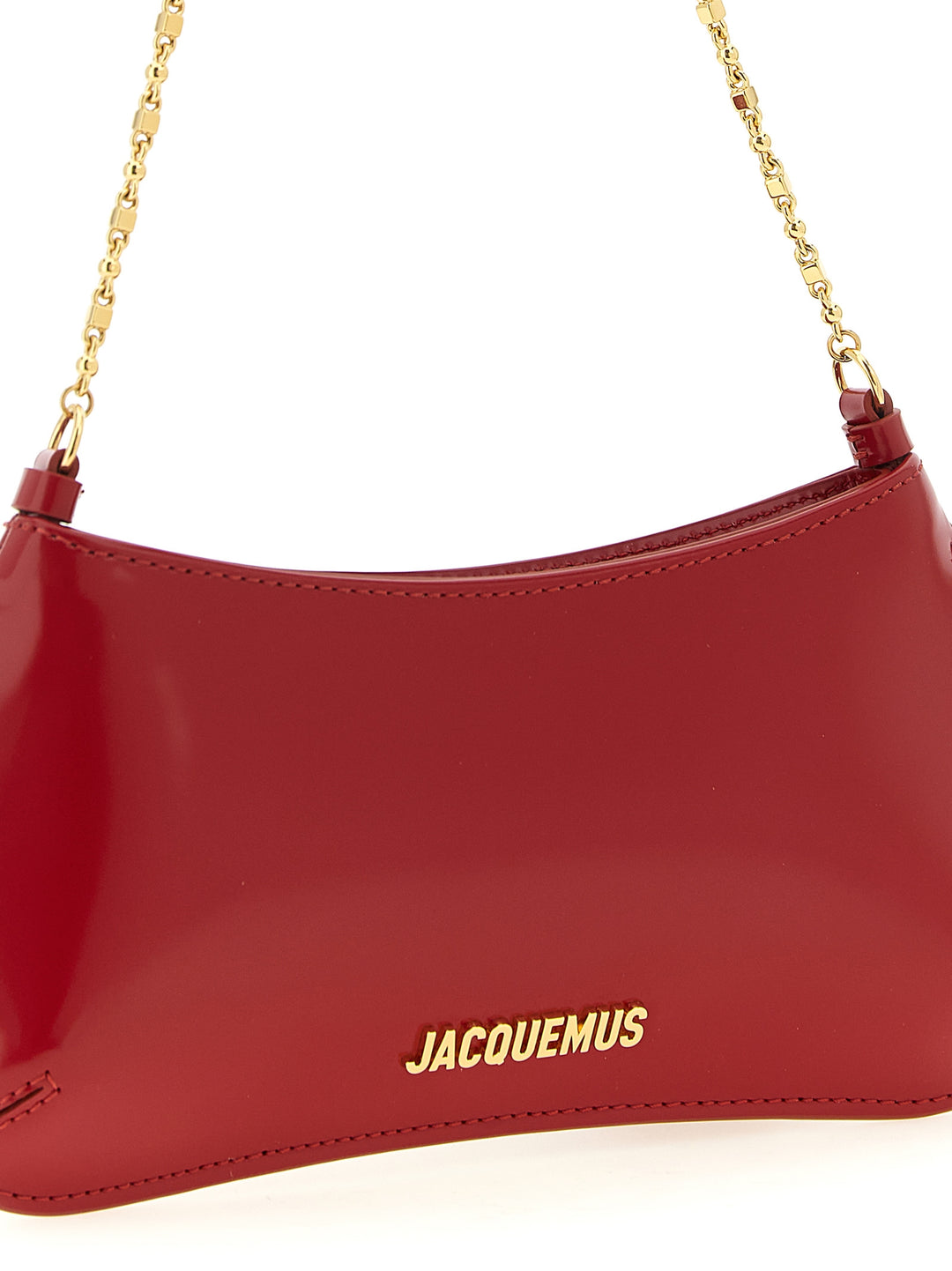 Jacquemus Le Petit Bisou Chaîne Shoulder Bags - Red | eb7071c98d48748166a8e261b22decb9c4374a48