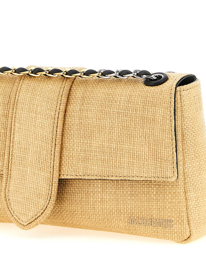 Jacquemus Le Bambino Chaîne Shoulder Bags - Beige | b36195e55aea264ef22edac4398e39b921f32e9c