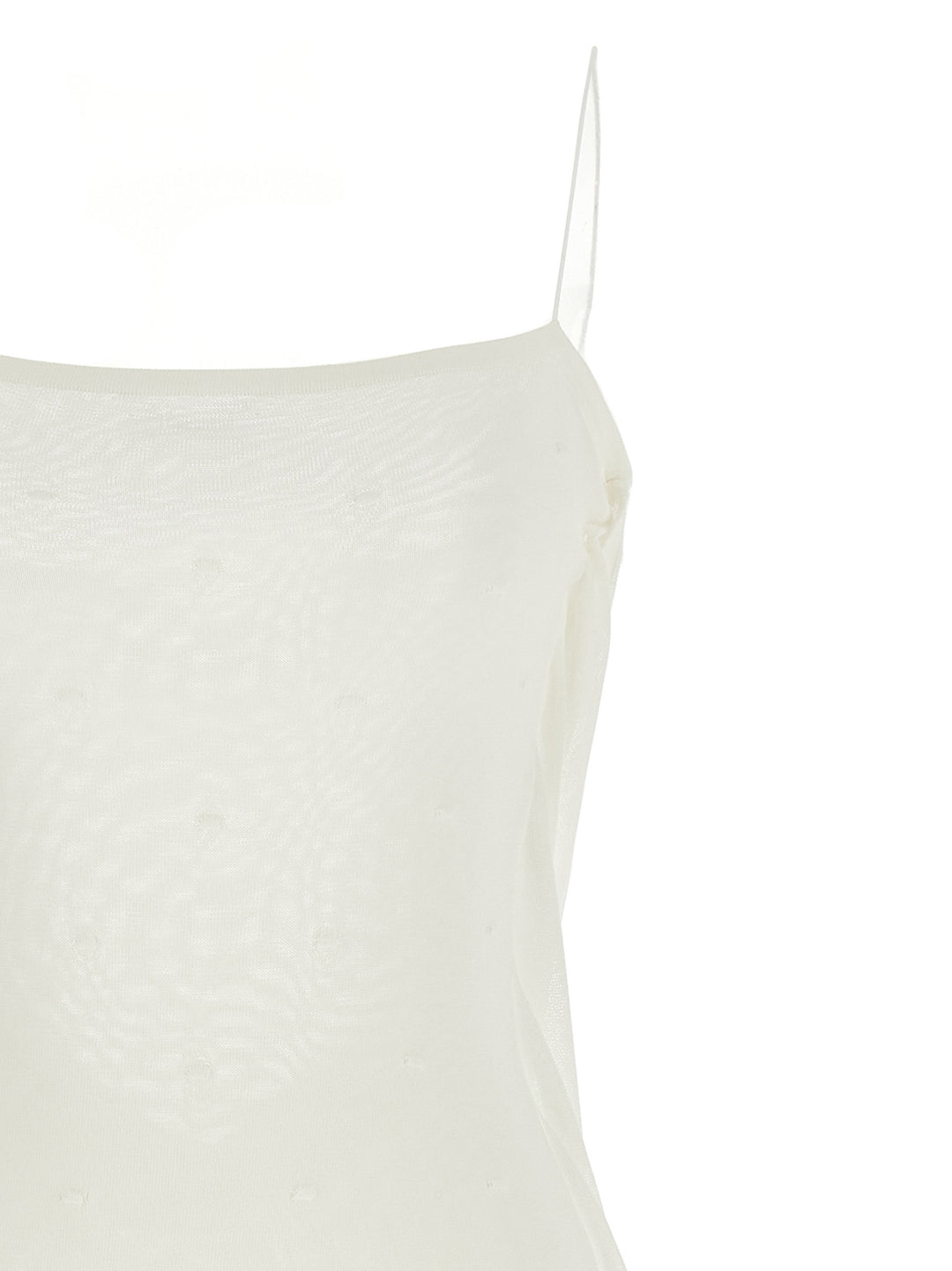 Jacquemus La Robe Maille Plumetis Dresses - White | 050639689fecd56dae2e396588a2fde188f60de5