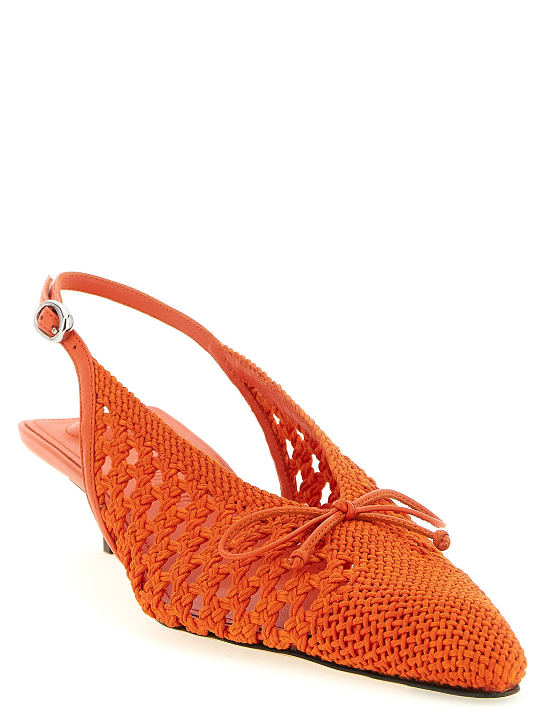 Jacquemus Les Slingbacks Cubisto B Pumps - Orange | 27144ce40356499a88856393e167207418b759b3