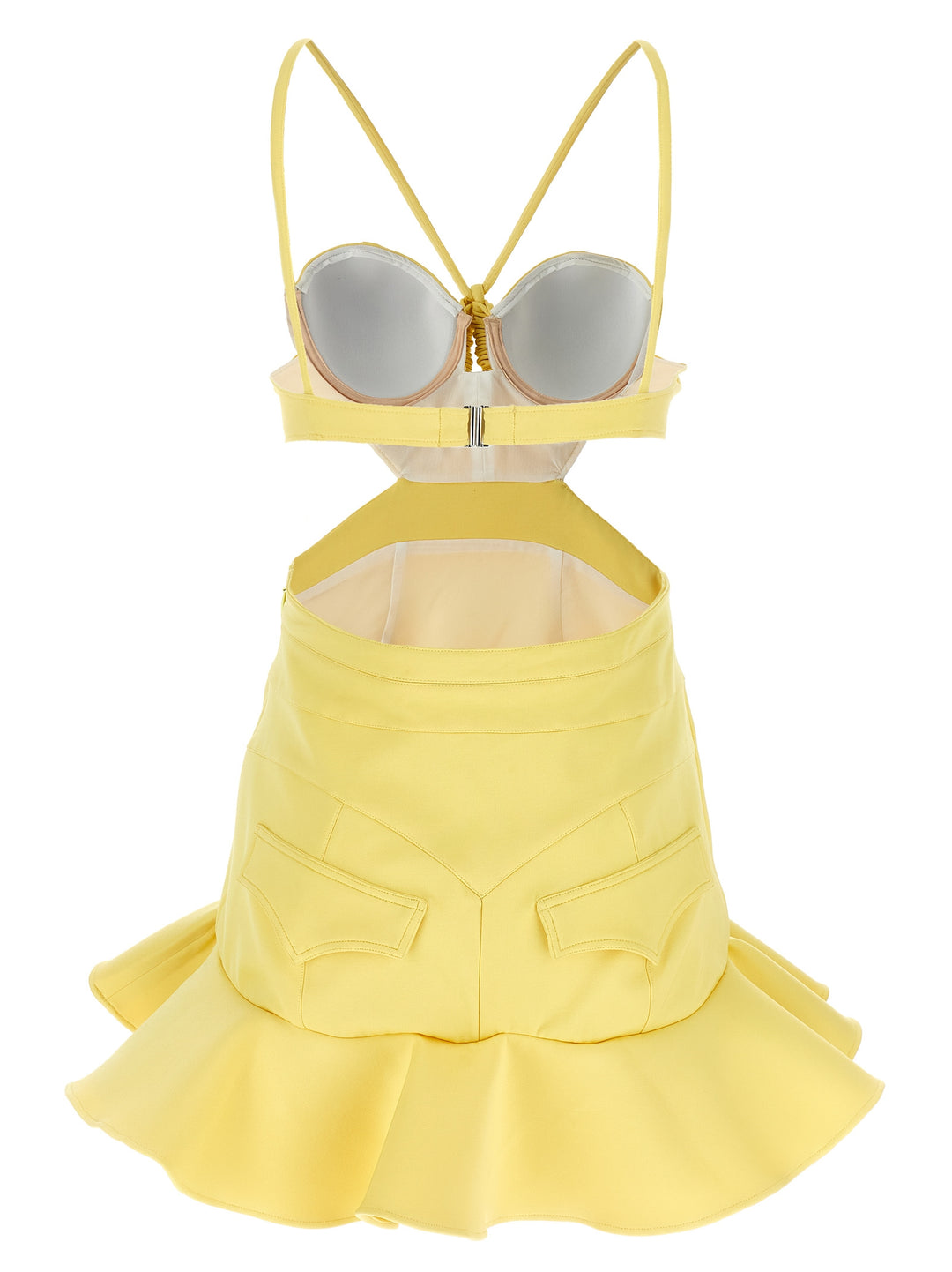 paco rabanne mini dress Embellished minidress in gold - Rabanne