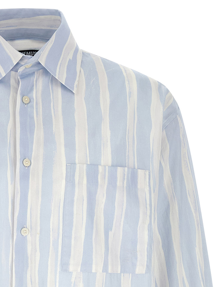 Jacquemus La Chemise Camargue Shirt and Blouse - Light Blue | 0afc8a65145916eefa1a84cff0195c8ceff73aa4