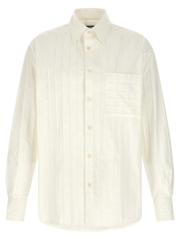 Jacquemus La Chemise Camargue Shirt and Blouse - White | 1095a0c91face41ec17924b16d0bcc8b5fc427a6
