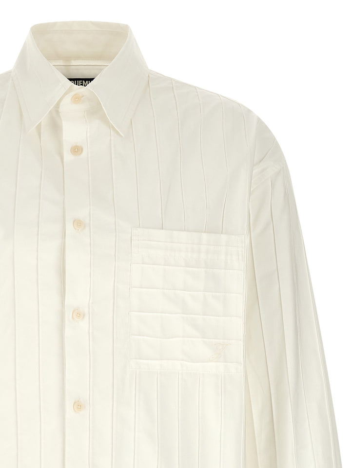Jacquemus La Chemise Camargue Shirt and Blouse - White | 6053567a26b68aa6eb000f0ceac2be2711fb3341