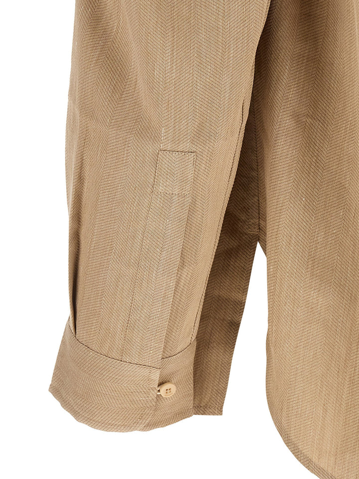 Jacquemus La Chemise Pastro Shirt and Blouse - Beige | 166af9701f0f2a031739b4553b36f6fc7c7a7b6b