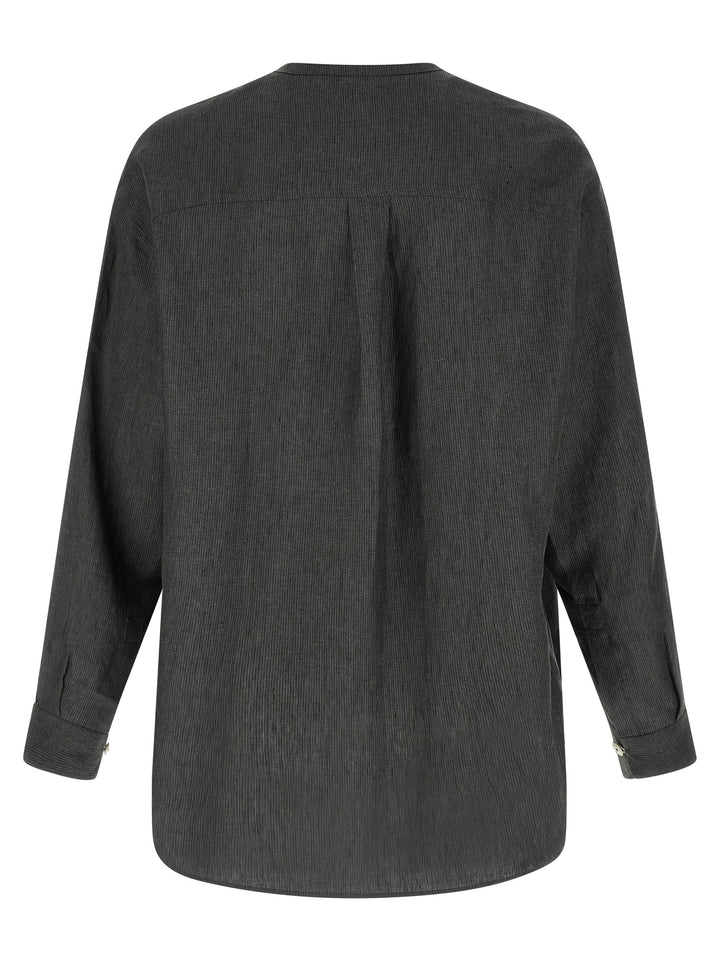 Jacquemus La Chemise Pastro Shirt and Blouse - Gray | 8f257bcd6ba3d06e93a60006d8652eeb2eef9683