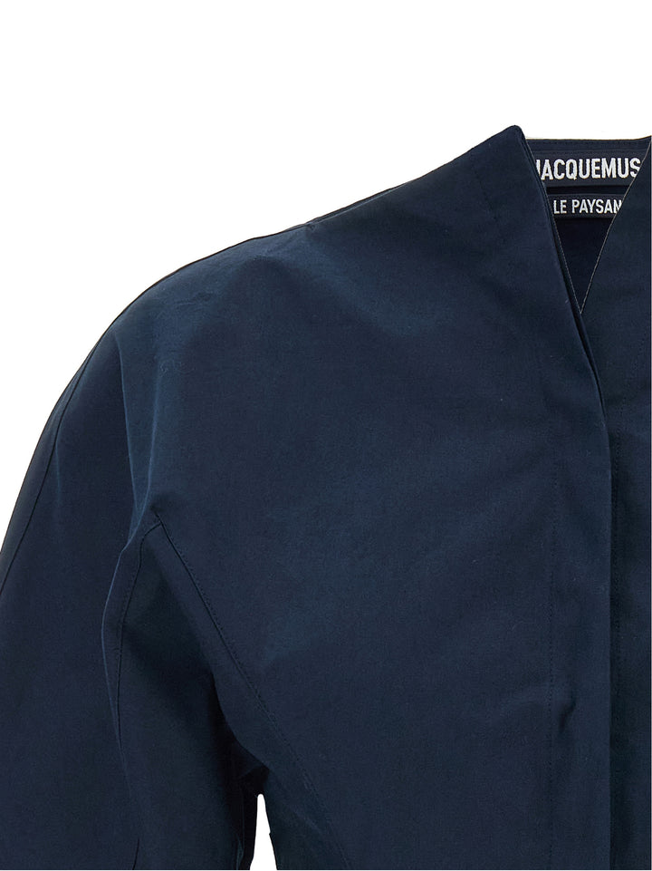 Jacquemus La Chemise Moisson Shirt and Blouse - Blue | a64e1fff6f9ff1f9af7a7d975ded35ef42912eac