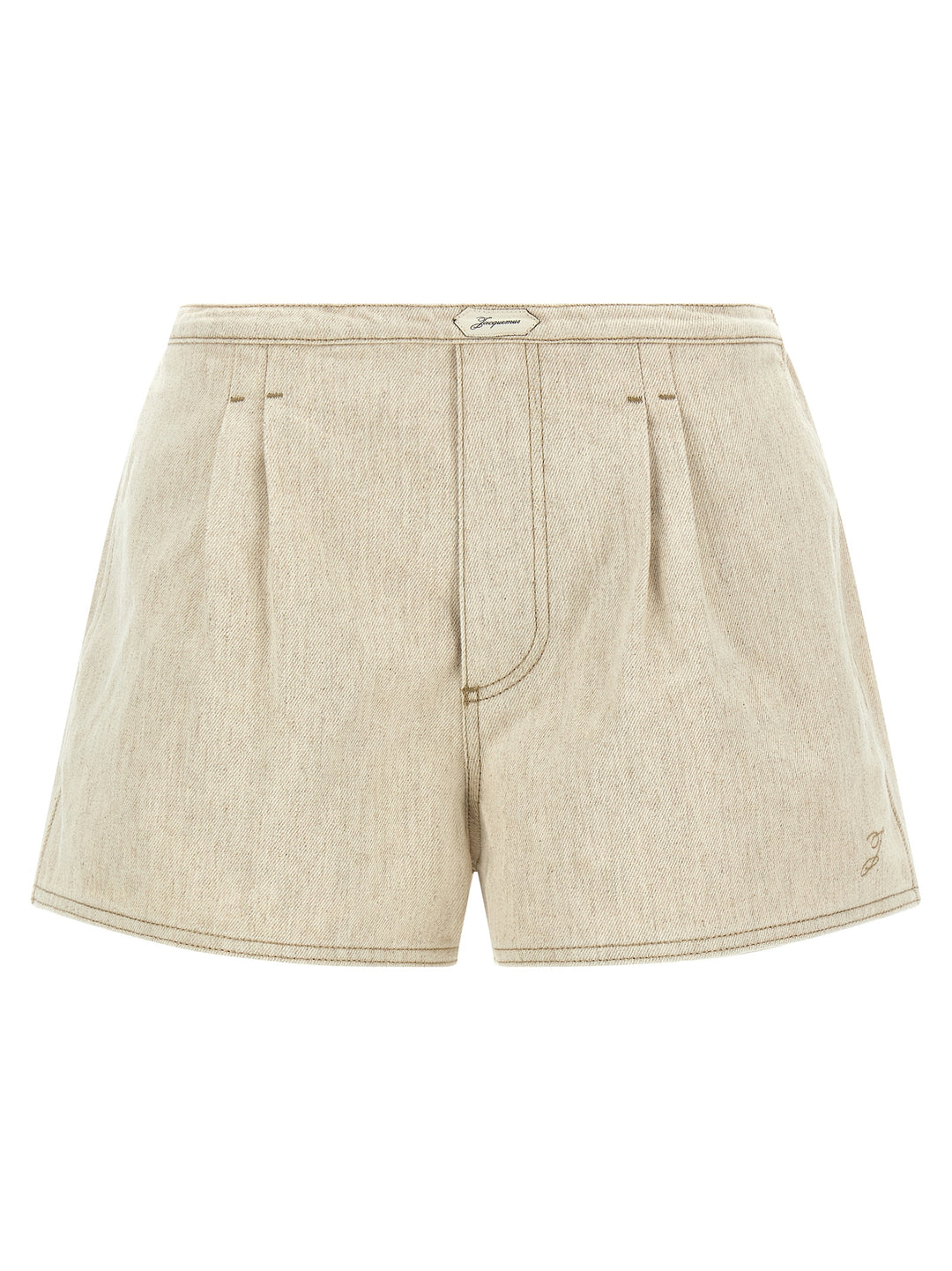 Jacquemus Le Short De-Nimes Amelo Bermuda and Short - Beige | 94e1b79ebfb124b11c08701b023372e46eb54a1c