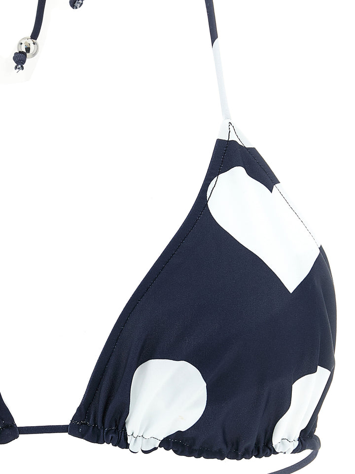 Jacquemus Le Haut De Plage Triangle Beachwear - Blue | f542fc3d12841e218f95d603d2041f43811280ba