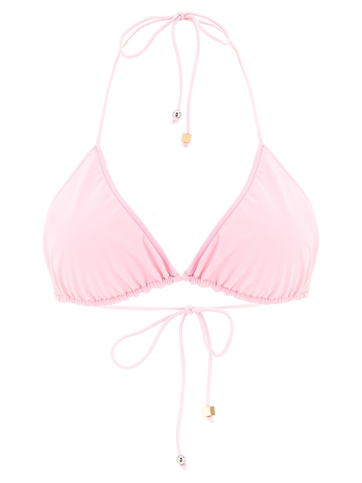 Jacquemus Le Haut De Plage Triangle Beachwear - Pink | 2ba52ec872055a969fe310fb748a0b152314d0eb