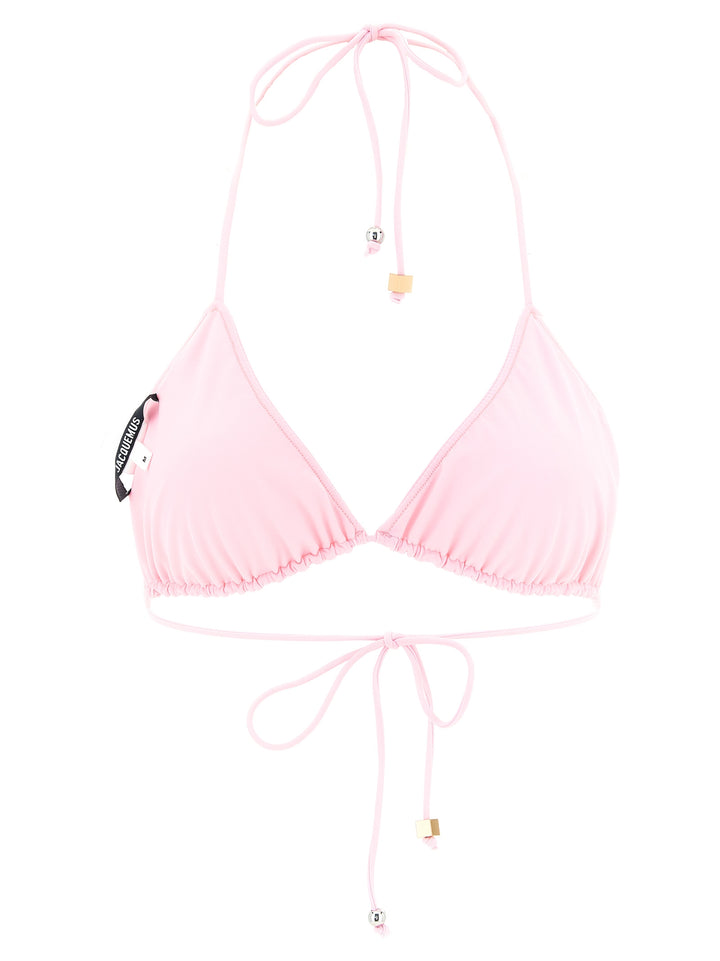 Jacquemus Le Haut De Plage Triangle Beachwear - Pink | 6292b3221039d83d7012edb11f87e8a83936c8a0